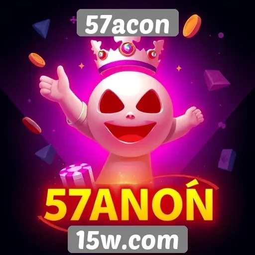 Experiência de jogo imersiva no site 57acon